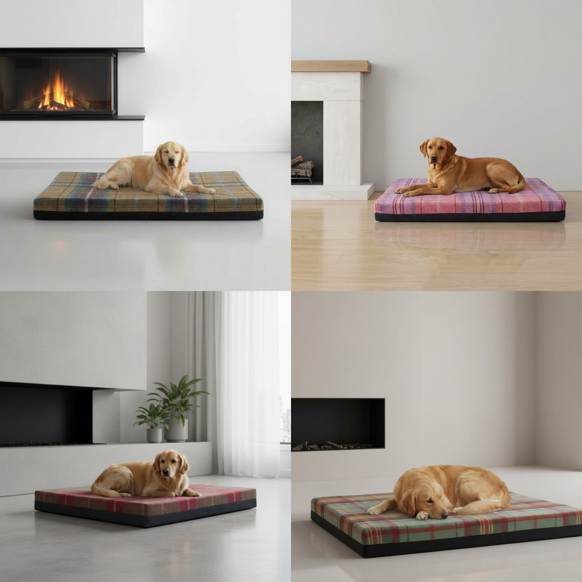 Waterproof Dog Bed Faux Wool Cover, Custom Made to Specifications, Bespoke Pet Crate Cage Mats
