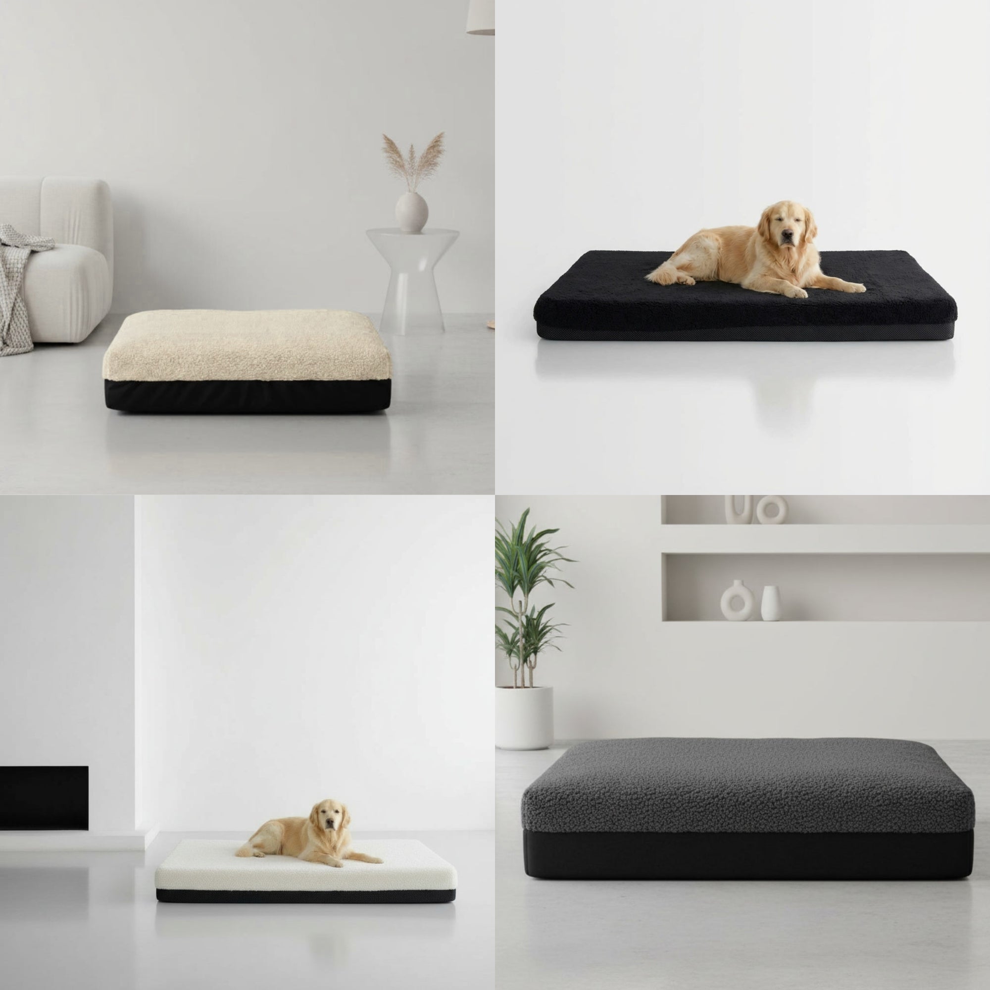 Waterproof Dog Bed Sherpa Fleece Cover, Custom Made to Specifications, Bespoke Pet Crate Cage Mats